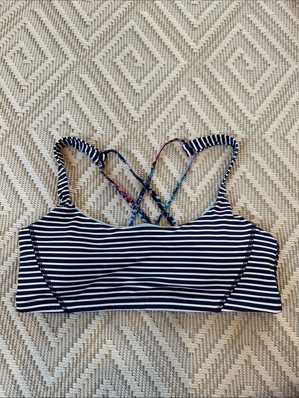 Carve Designs Striped Bikini Top